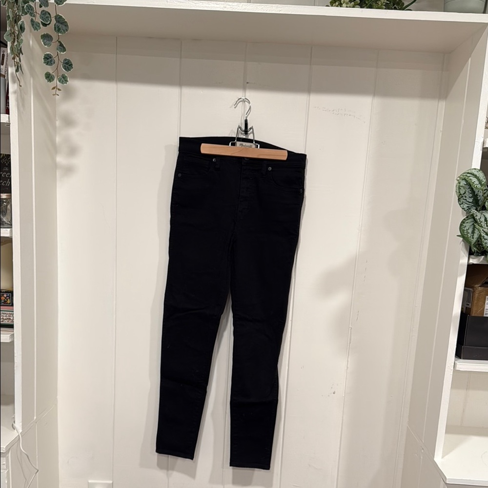 Madewell Jet Black Denim Pants
